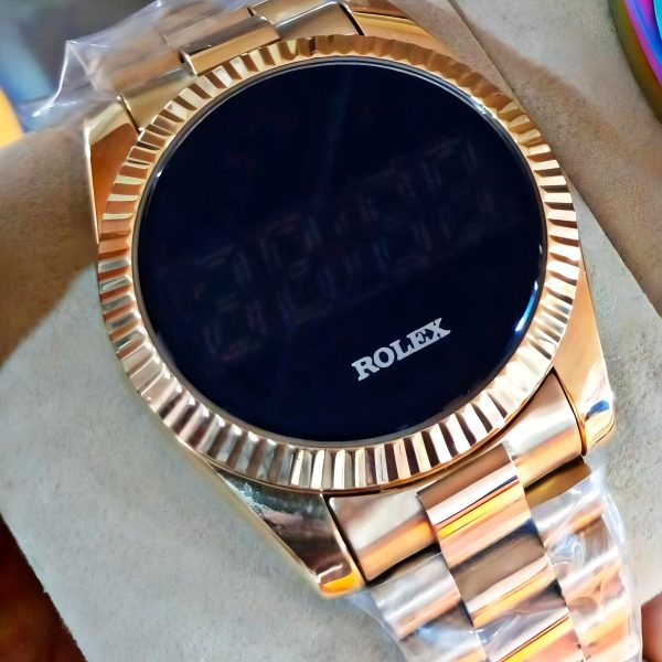 Rolex Style Digital Watches Fashion Stainless Steel Watch | Digital Watch