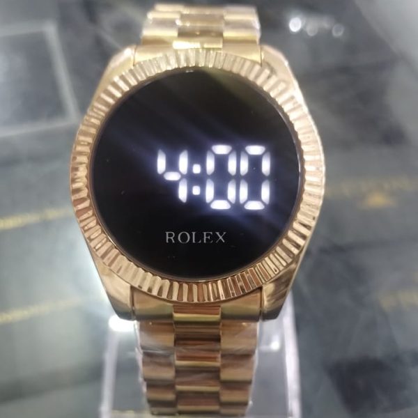 Rolex Style Digital Watches Fashion Stainless Steel Watch | Digital Watch