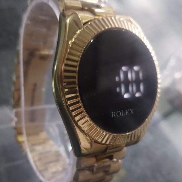 Rolex Style Digital Watches Fashion Stainless Steel Watch | Digital Watch